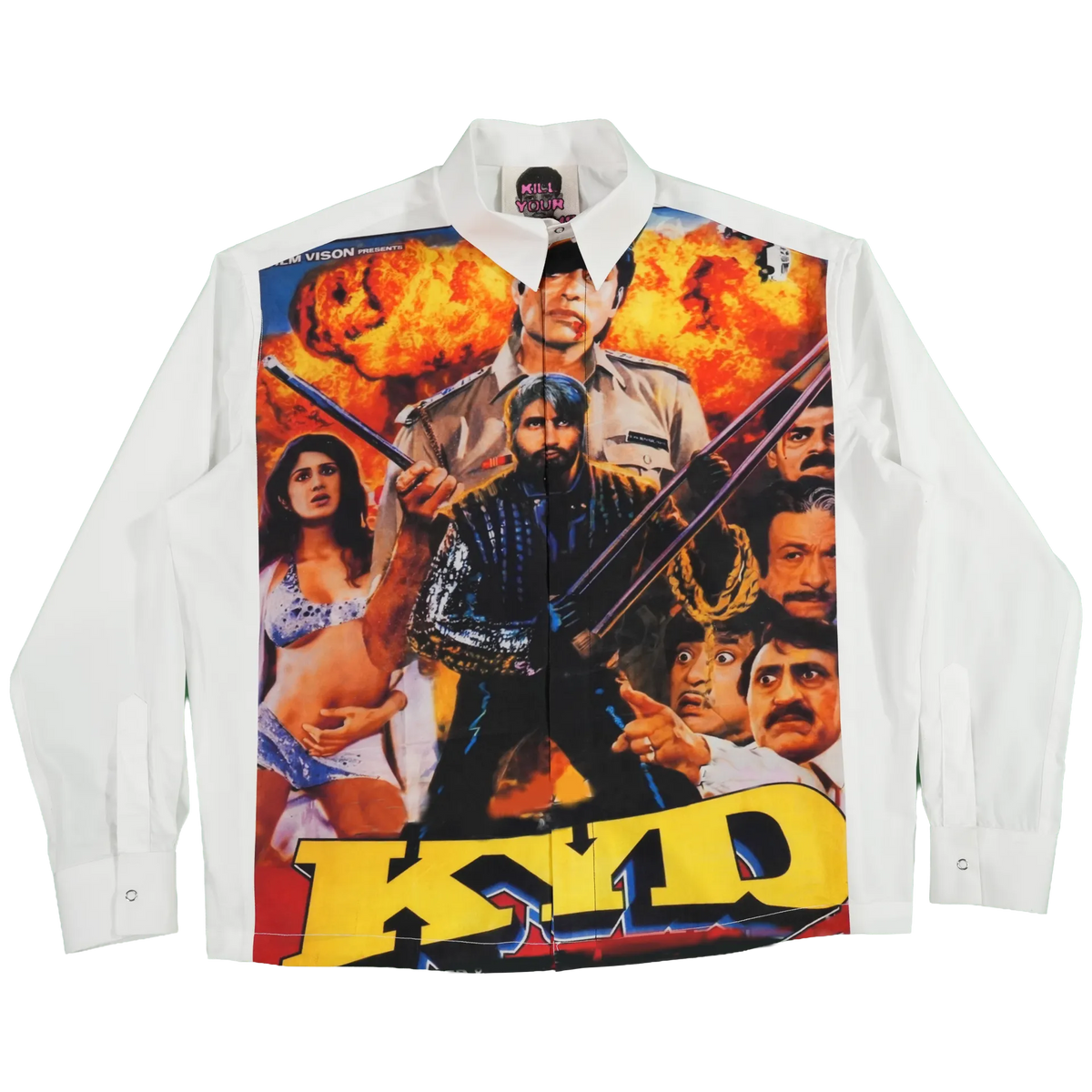 1980's Button Down Shirt S002