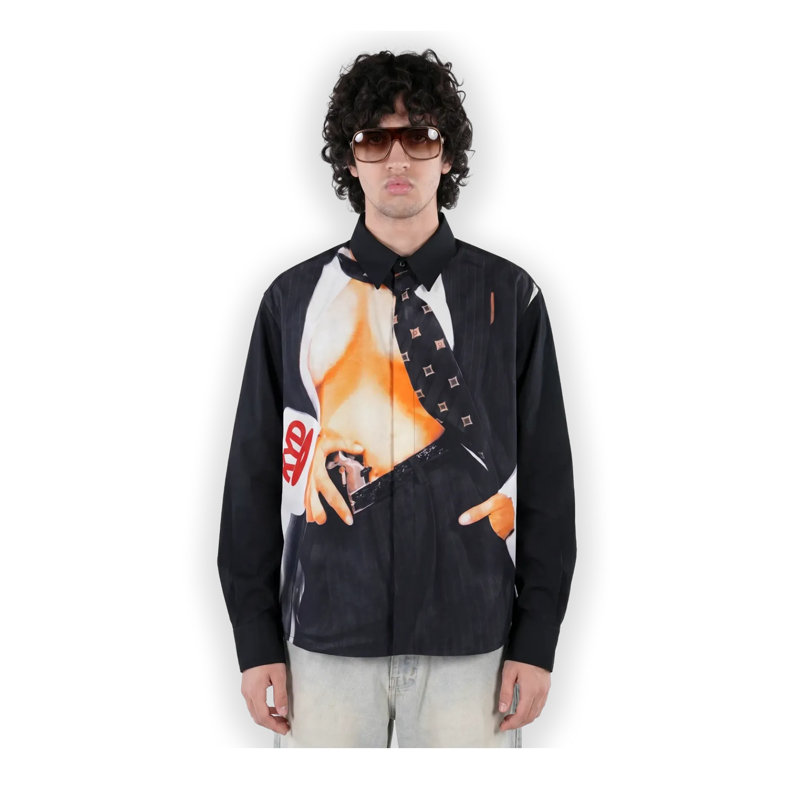 Trompe l’oeil ‘Femme Fatale’ Shirt S001